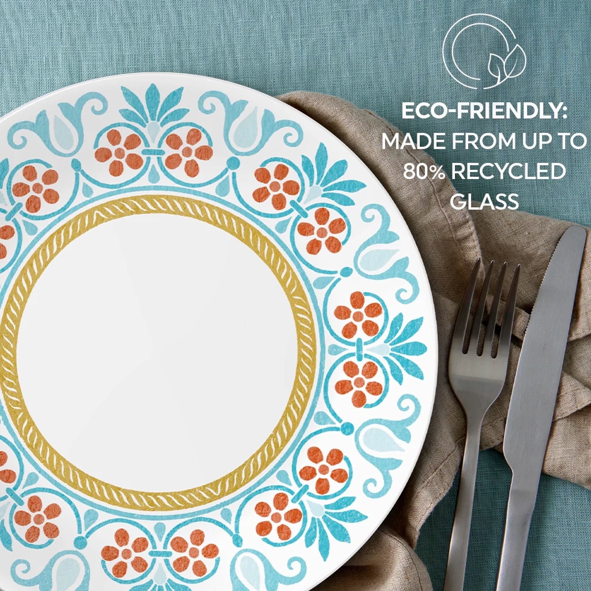 Corelle® Global Collection Terracotta Dreams. 8.5 Salad Plates. 6-pack - Image 7