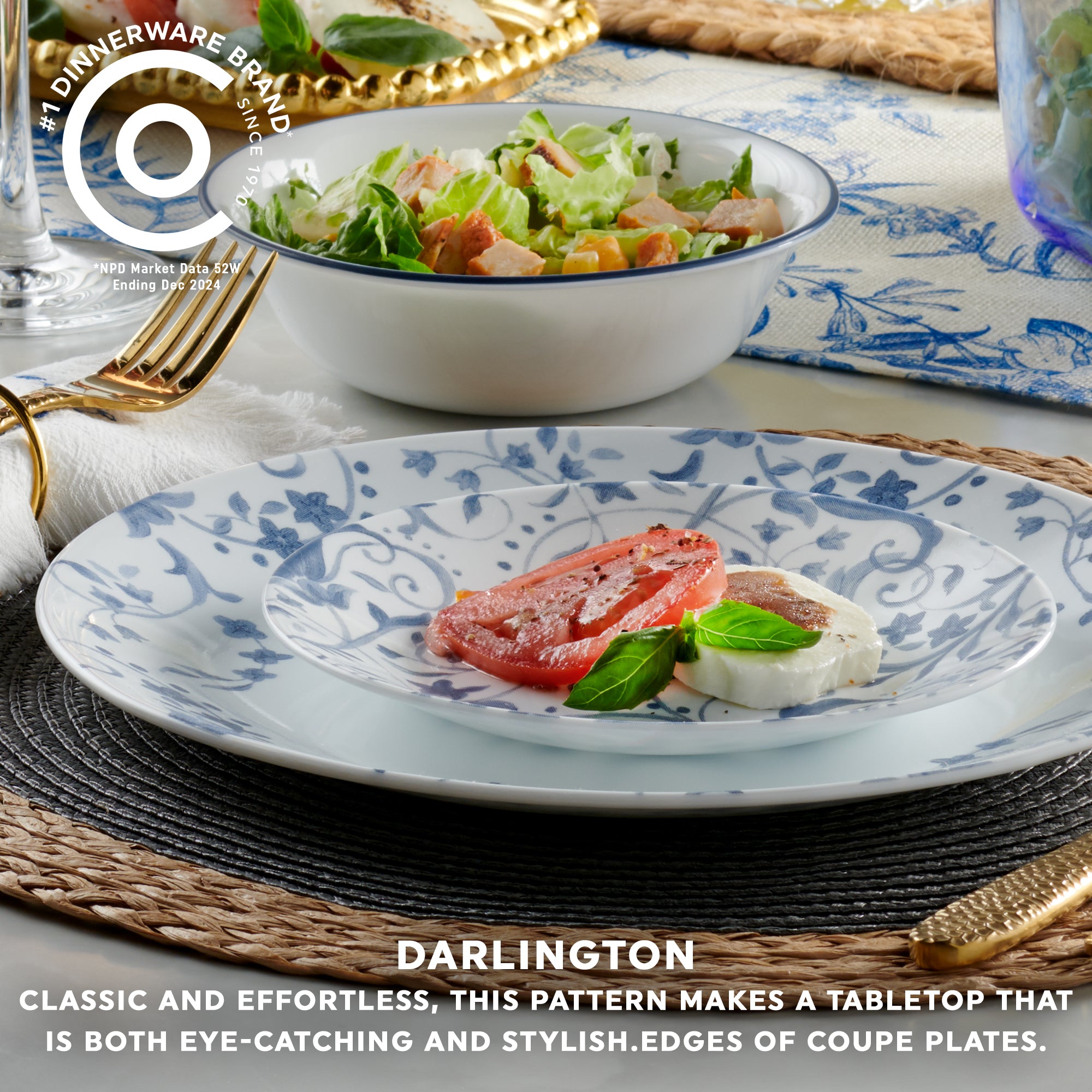 Corelle® Darlington 18-piece Dinnerware Set. Service for 6 - Image 8